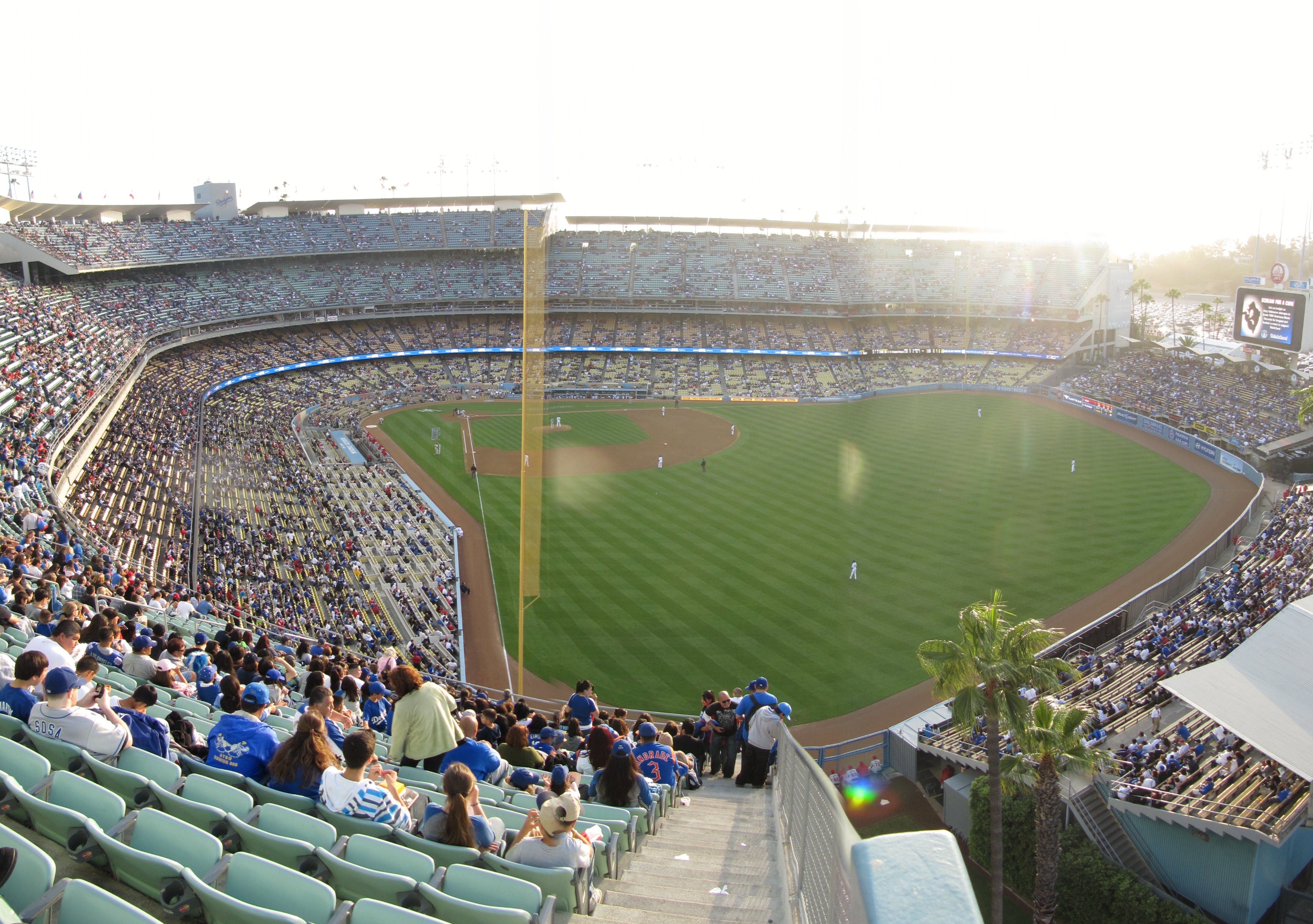 Dodger Stadium, Section 60 panorama. 
